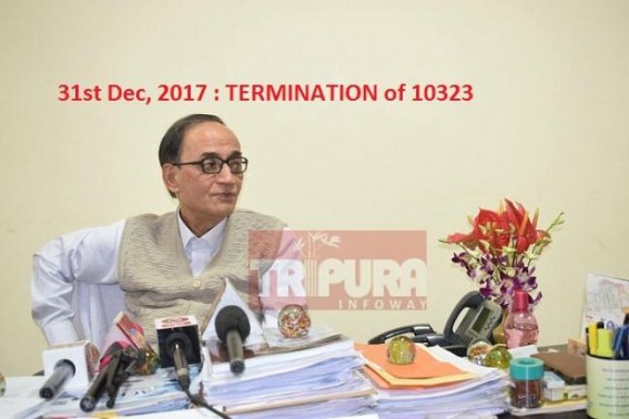 'Tripura Govt will re-appoint 10323 temporary-teachers from Jan-1-2018 to June-30-2018 on purely contractual basis' to pass Election Vessel : Teachers Termination on 31st Dec, 2017